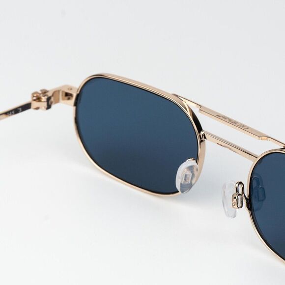 Off-White VAIDEN Women Sunglasses Gold Blue Oval OERI123 VAIDEN 7645 main image 7